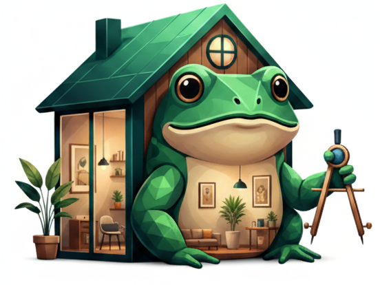 홈두꺼비 로고